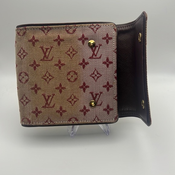 Louis Vuitton Pink Canvas Compact Bifold Wallet - Picture 5 of 14